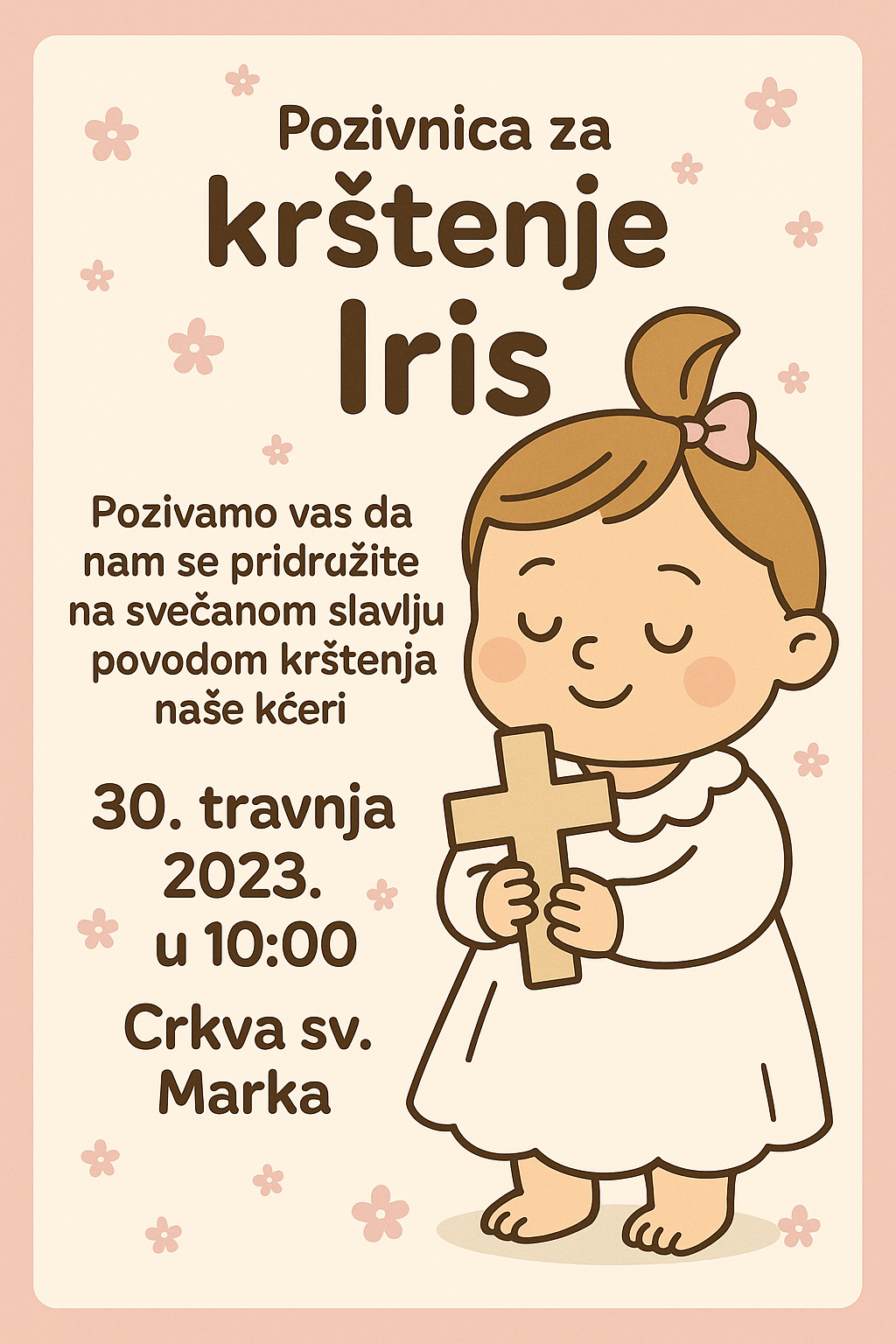 Personalizirani Dokument – tvoja ideja, naš dizajn (certifikati, pozivnice, pisma & više)